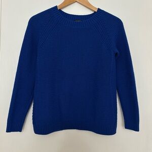 Talbots Petite Royal Blue Crew Neck Sweater Size  SP